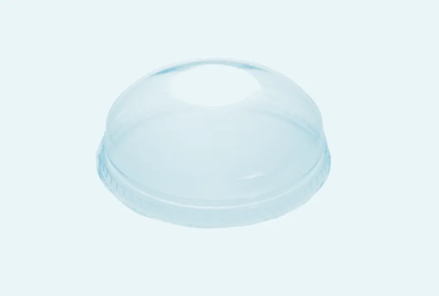 Plastic gelato cup lids