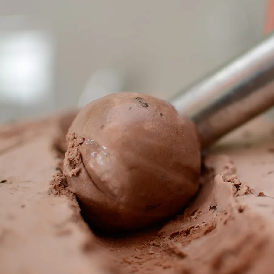 Detail Gelato Chocolate