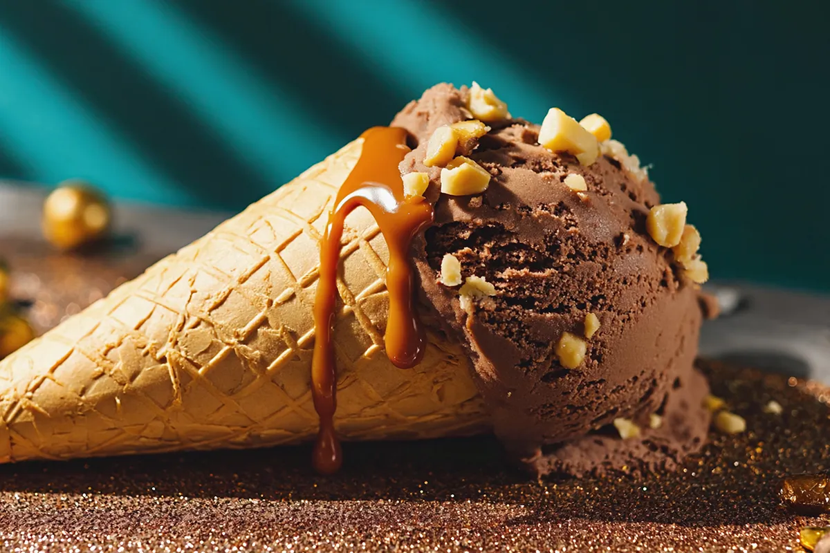 Section Gelato Cone Chocolate